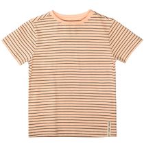 T-Shirt im Streifen-Design - Light Orange