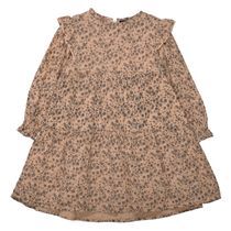 Kleid mit Allover-Print - Caramel
