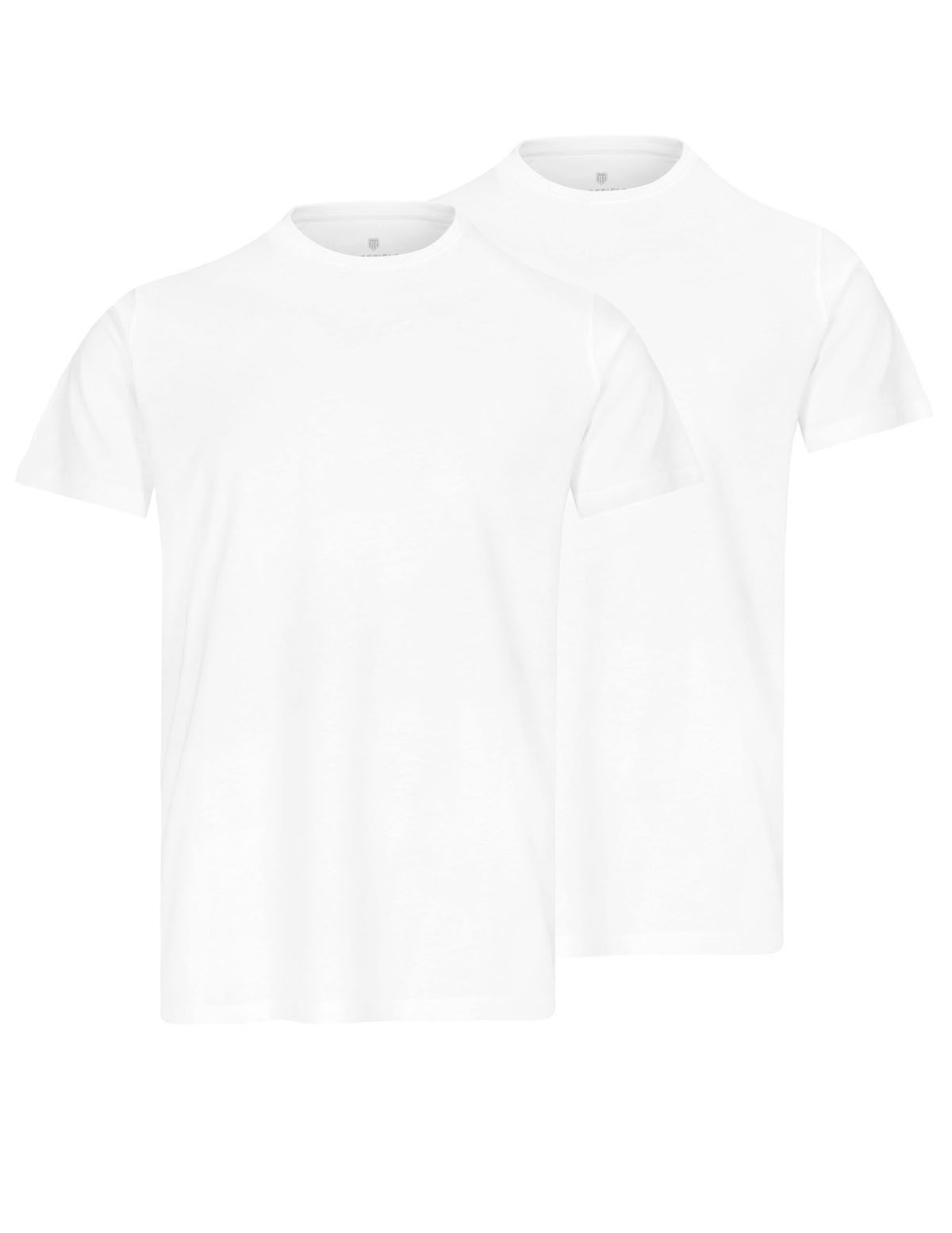 T-Shirt  - Doppelpack aus Bio-Baumwolle - Weiss