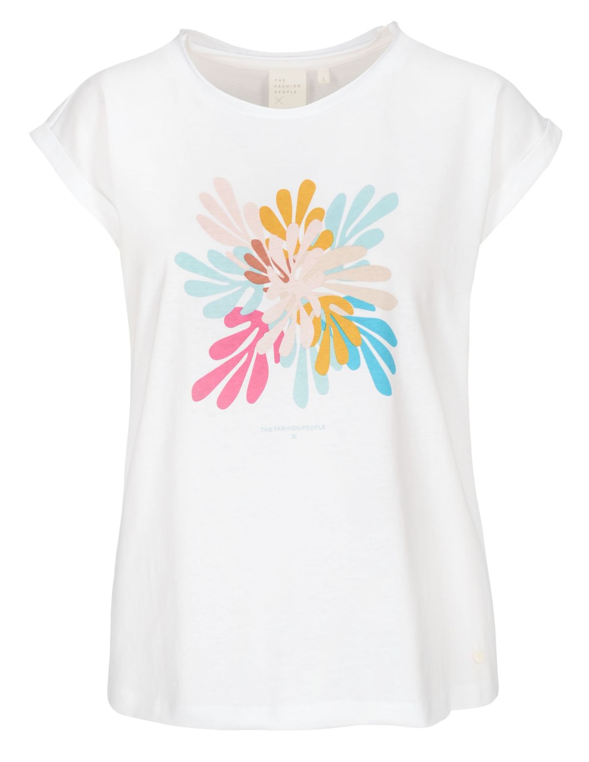 T-Shirt  aus Bio-Baumwolle - Bright White Print