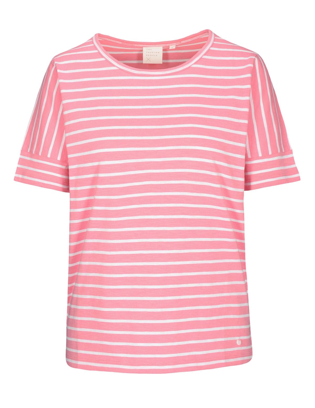 T-Shirt  im Streifen-Look - Pink Stripe