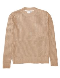 leichter Pullover aus Ajourstrick - DESERT
