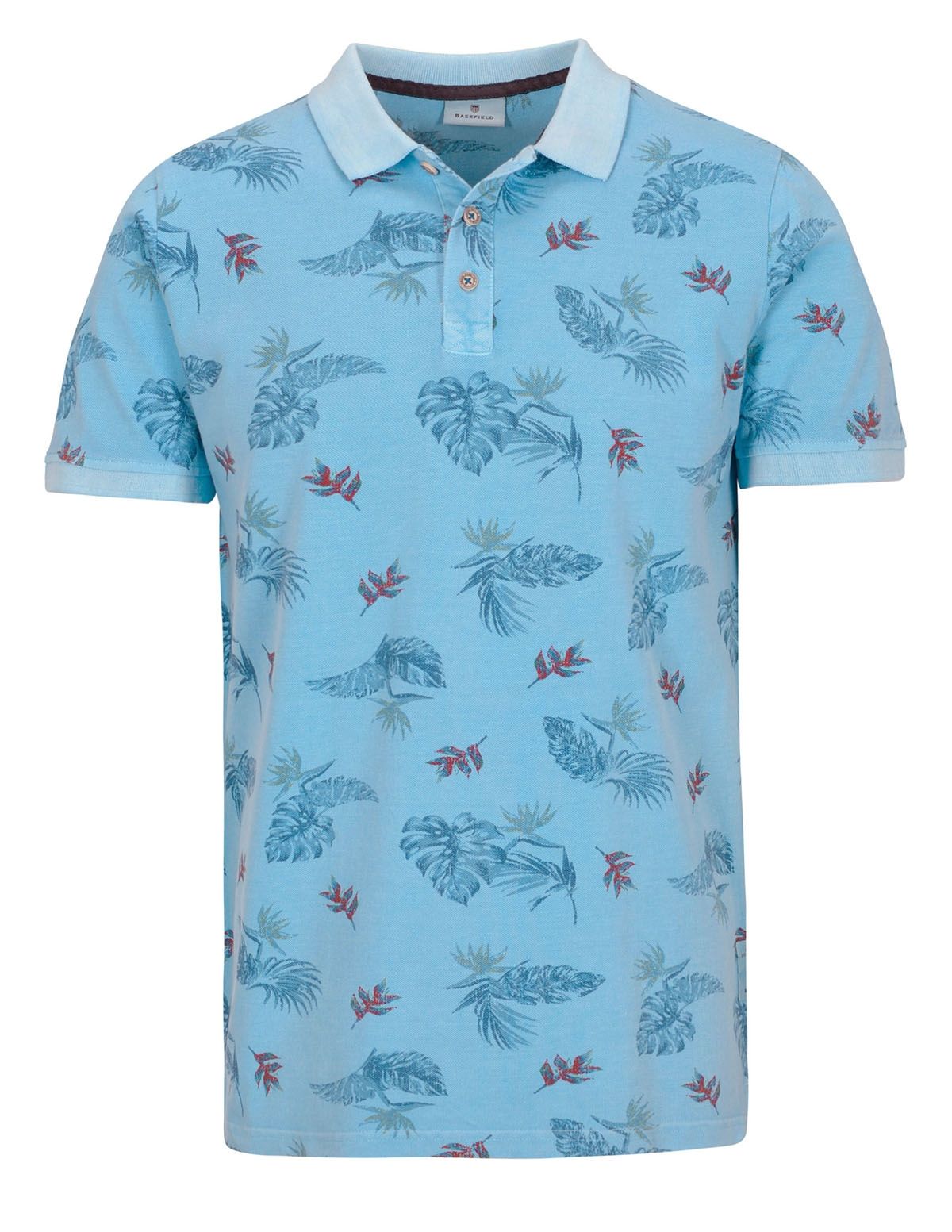 BASEFIELD Polo Shirt - Marina Blue