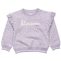 Sweatshirt mit Allover-Blümchen-Print - Pastel Lilac