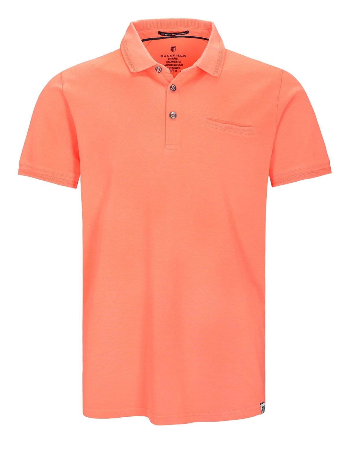 Polo Shirt mit Struktur-Muster