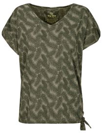 Shirt mit Allover-Print - Dark Olive