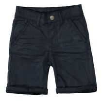 Chino Shorts mit Crinkle-Effekten - Marine