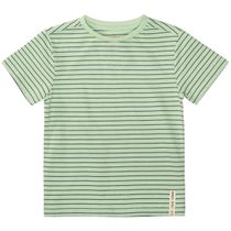 T-Shirt im Streifen-Design - Mint Green