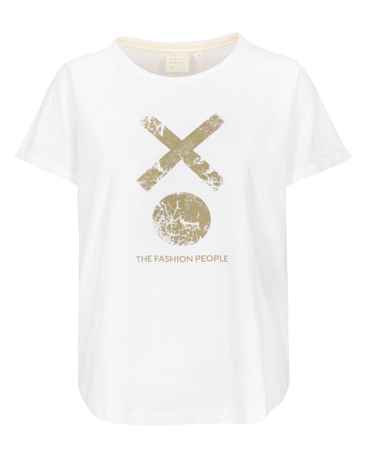 Print T-Shirt  aus Bio-Baumwolle - Olive Print