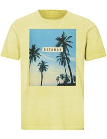 Rundhals T-Shirt - Bright Lemon