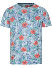 T-Shirt Flower - Deep Ocean