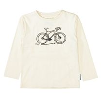 Langarmshirt mit Fahrrad-Stickerei  - Sand