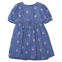 Kleid mit floralem Print - Ocean Blue