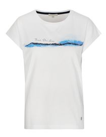 Shirt mit Print - Bright White