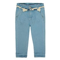 BASEFIELD Jeans mit verwaschener Optik - Light Blue Denim