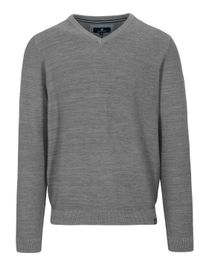 Pullover mit V-Ausschnitt - Winter Grey