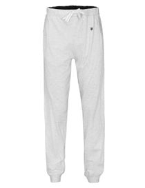 HOMEWEAR Pyjama Hose lang mit Tunnelzug - Grey Melange