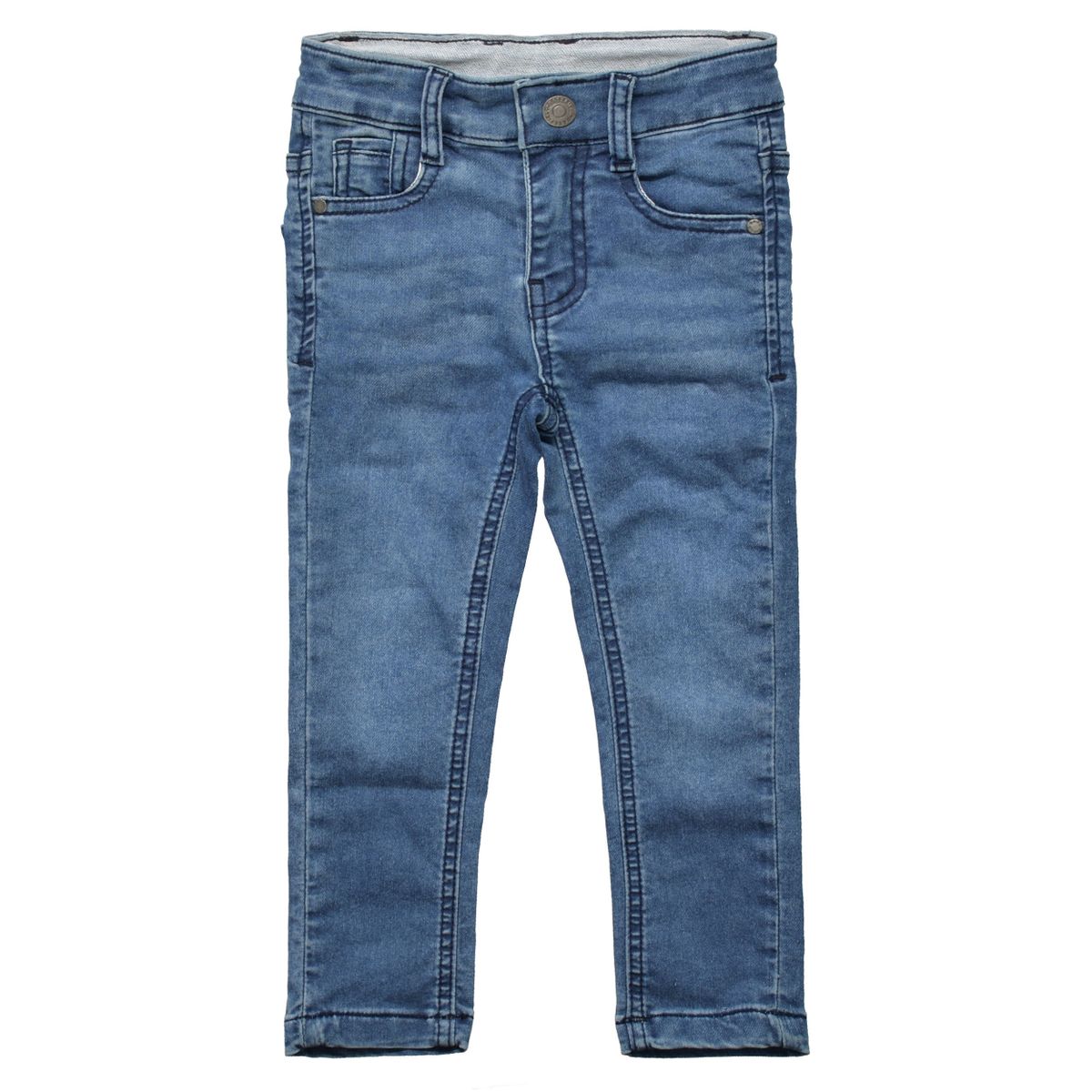 Jungen Jeans mit verwaschener Optik - Mid Blue Denim