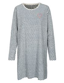 ORGANIC COTTON Homewear Nachthemd - Navy Grey