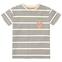 BASEFIELD T-Shirt SLIM FIT im Streifen-Design - Indigo