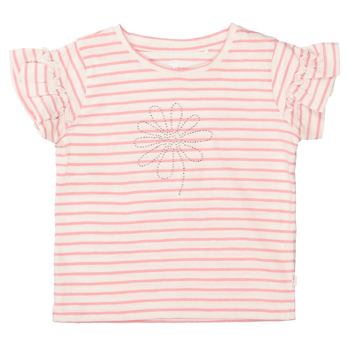 T-Shirt im Streifen-Design - Bright Peach